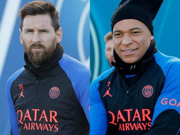 El reencuentro entre Lionel Messi y Kylian Mbappé: el tibio abrazo que se dieron