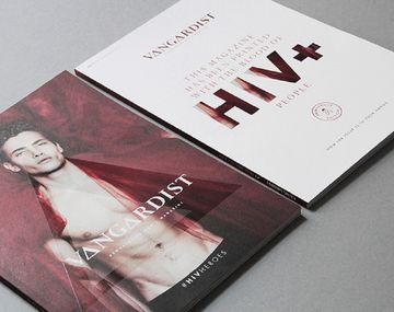 Una revista es impresa con sangre con Sida para luchar contra miedos irracionales