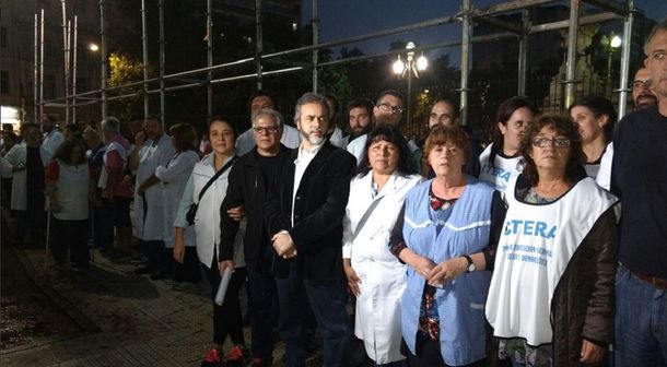 Comunicado de la Ciudad por el desalojo en la Plaza del Congreso - Crédito:&nbsp;@utectera