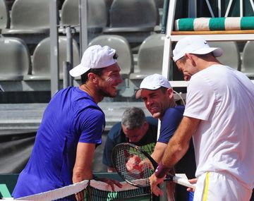 Del Potro jugaría el dobles ante Italia