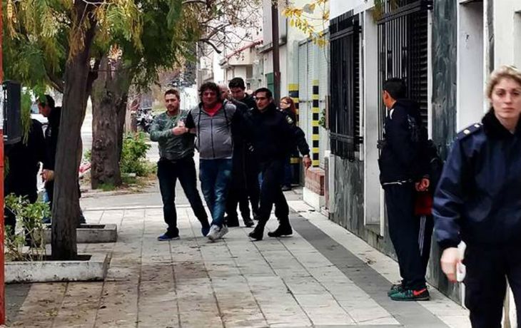 Este es Condorito al momento de la detención