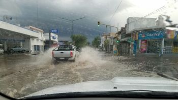 Caída de granizo en Junín. Caída de granizo en Junín.