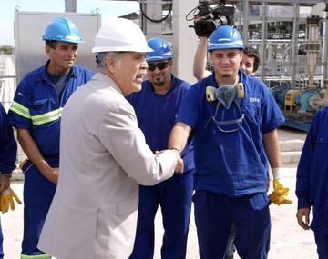 De Vido supervisó pruebas de puesta en marcha de una planta depuradora de agua