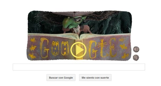 Google celebra Halloween con un nuevo y aterrador doodle