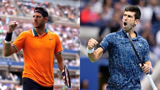 Del Potro de Djokovic en la final del US Open