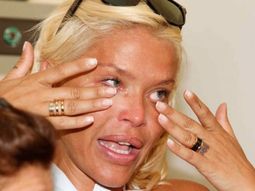 Nazarena Vélez llorando Nazarena Vélez llorando