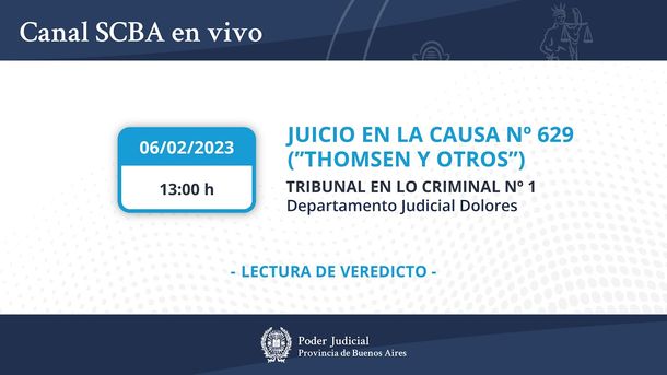 Histórico: mirá cómo fue la lectura del veredicto por el crimen de Báez Sosa