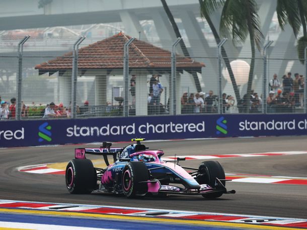 Franco Colapinto en el GP de Singapur
