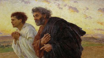 San Juan es el autor del cuarto evangelio del Nuevo Testamento. San Juan es el autor del cuarto evangelio del Nuevo Testamento.