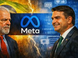 Meta entre Lula y Bolsonaro. Imagen IA Meta entre Lula y Bolsonaro. Imagen IA