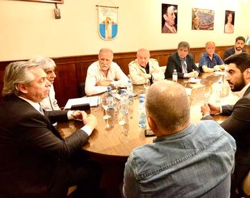 Tras el encuentro con Moyano