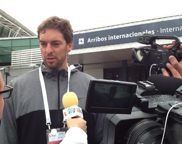Pau Gasol llegó a Argentina para apoyar la candidatura de Madrid