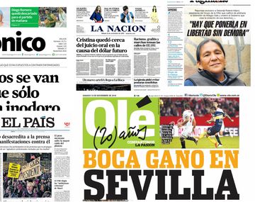 Mirá las tapas de los diarios