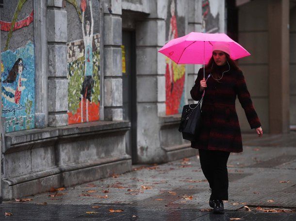 Lluvias y frío en Buenos Aires