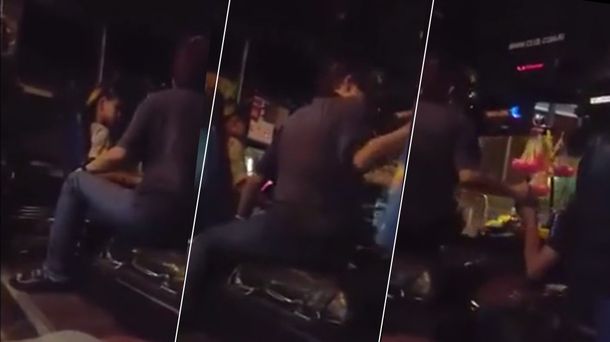 VIDEO: Escrachan a un chofer que maneja con cervezas en el colectivo