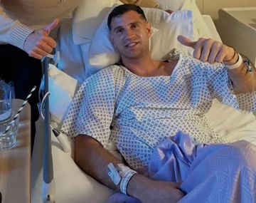 Un subcampeón del mundo de la Selección Argentina visitó al Dibu Martínez tras su operación
