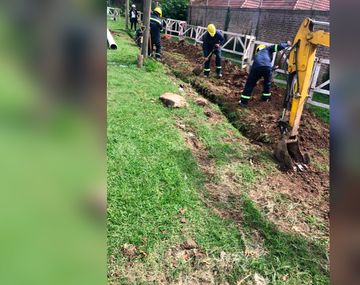AySA reactivó obras de cloaca que estaban paralizadas