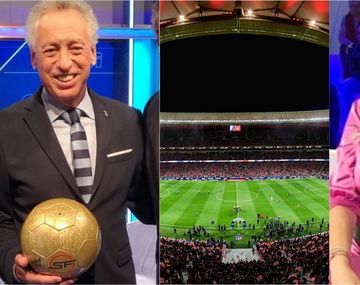 Quique Wolff confundió al estadio de Atlético Madrid con ¡Wanda Nara!