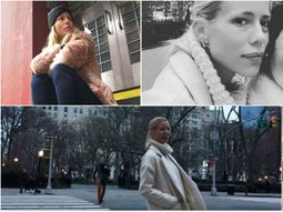 Nicole junto a Geraldine y la diseñadora Estefanía Rubioen NYC Nicole junto a Geraldine y la diseñadora Estefanía Rubioen NYC