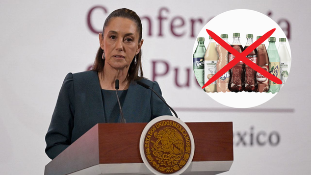 Claudia Sheinbaum toma medidas para que se reduzca el consumo de refrescos en México.