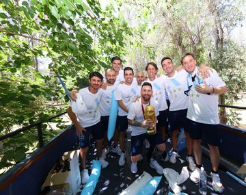 El plantel campeón del mundo se despidió para siempre