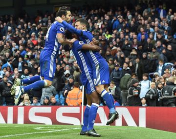 La celebración del Chelsea