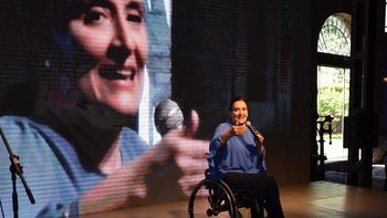 Gabriela Michetti en la Vendimia Gabriela Michetti en la Vendimia