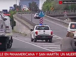 Choque múltiple en la Panamericana: un muerto