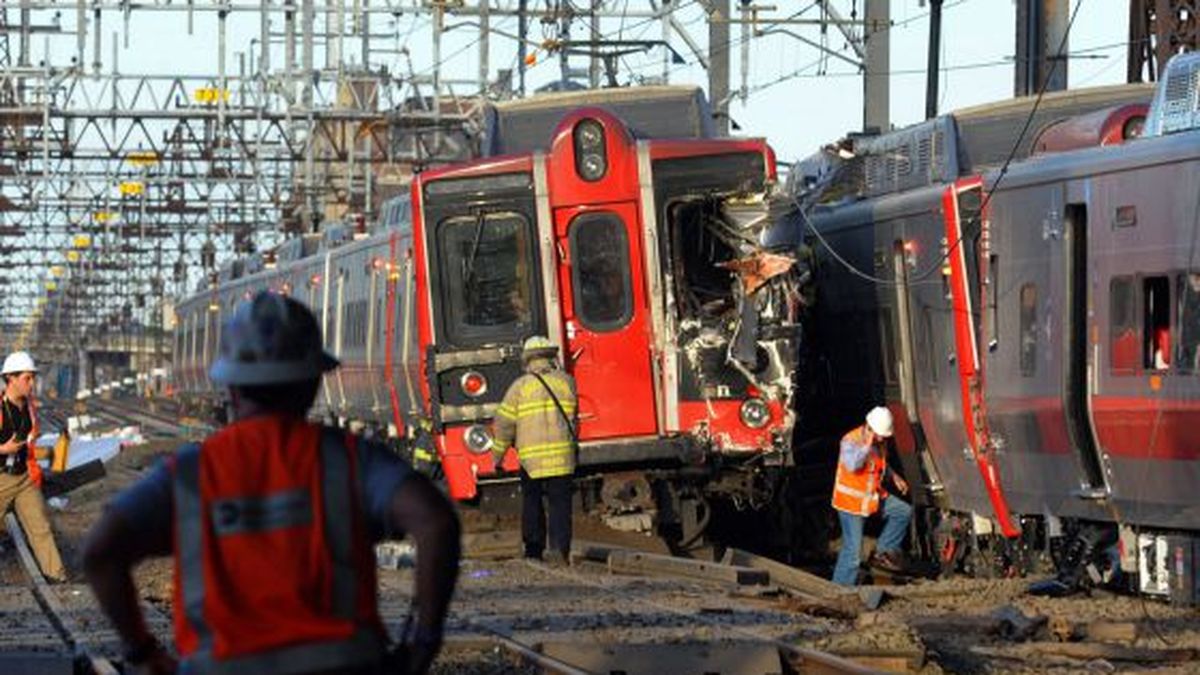 Un choque de trenes en Connecticut deja 60 heridos