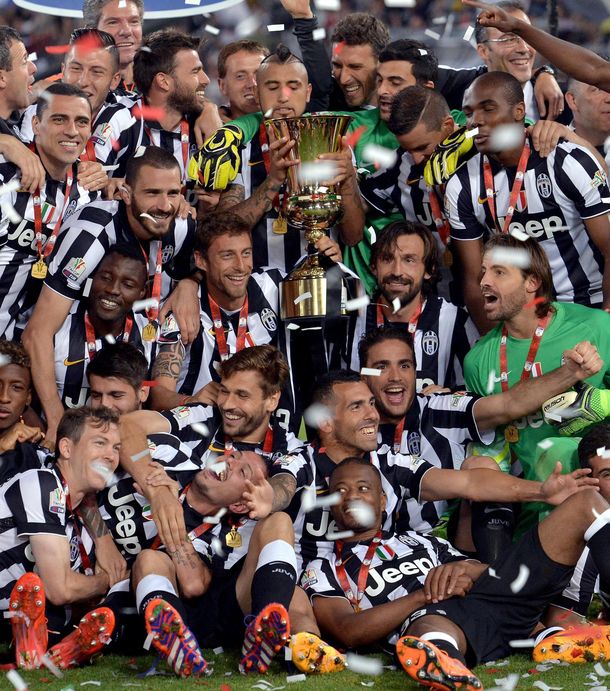 La Juventus de Tevez se coronó campeón de la Copa de Italia