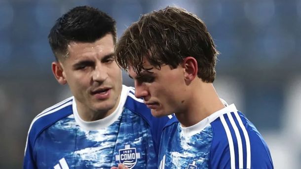 Nico Paz erró un penal en la última y lloró tras el empate de Como ante Atalanta