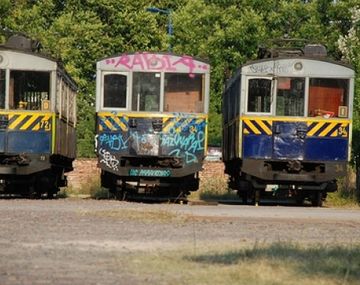 Los antiguos vagones de la línea A