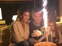 Juliana Awada, Mauricio Macri y su hija Antonia Juliana Awada, Mauricio Macri y su hija Antonia