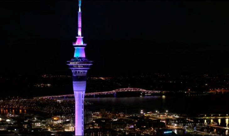 Así fue la llegada del 2022 a Nueva Zelanda