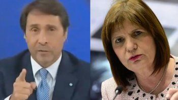 Eduardo Feinmann, enojadísimo con Patricia Bullrich. Eduardo Feinmann, enojadísimo con Patricia Bullrich.