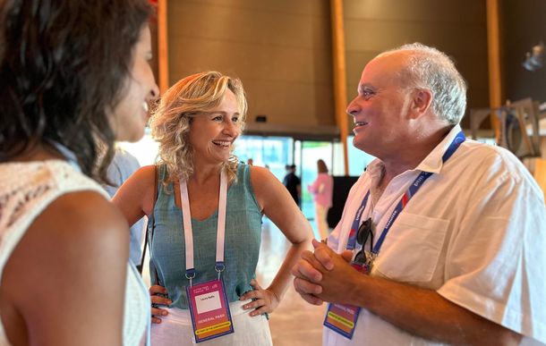 La precandidata del Partido Nacional Laura Raffo en el Punta Tech Meet 2024.