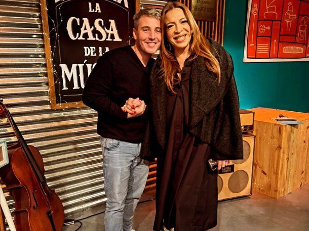 Sebastián Nebot y Lizy Tagliani