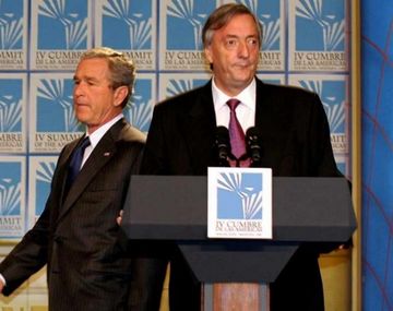 Con el discurso de Néstor