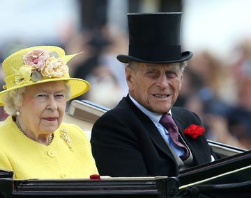 La reina Isabel II y el príncipe Felipe de Edimburgo