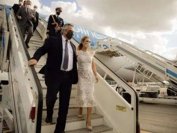 Alberto Fernández llegó a Los Ángeles para participar de la Cumbre de las Américas