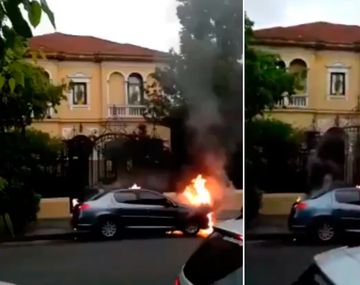 Zaffaroni denunció el incendio de dos autos frente a su domicilio