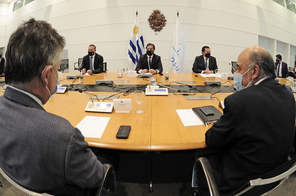 El presidente Luis Lacalle Pou