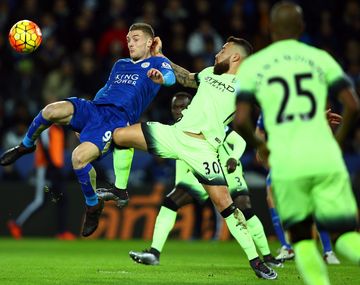 El City igualó ante Leicester