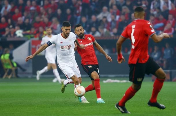 La Roma de Paulo Dybala empató ante Bayer Leverkusen y es finalista