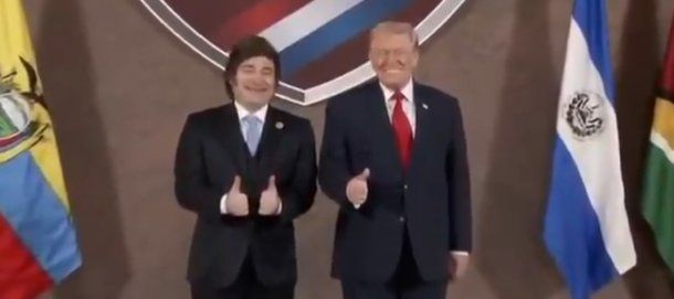 Así recibió Donald Trump a Javier Milei en la cumbre Escudo de las Américas