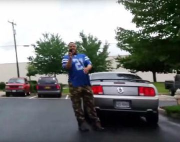 Antecedente: filman al asesino de dos periodistas en una pelea de tránsito