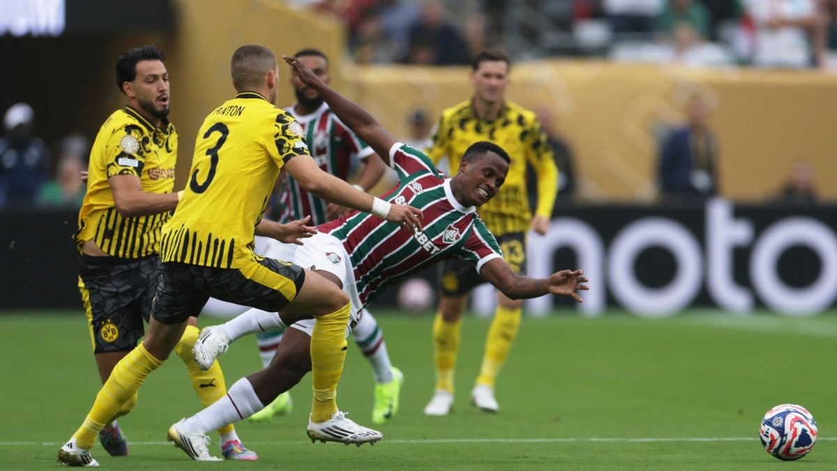 Fluminense dejó una buena imagen e igualó sin goles ante Borussia Dortmund en el debut del Mundial de Clubes
