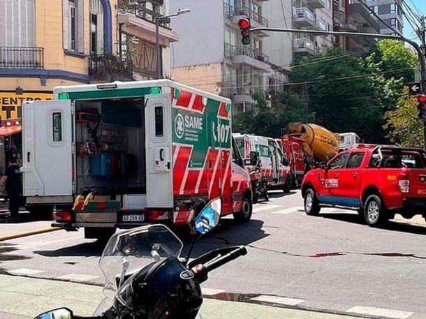 Incendio en Recoleta: un herido y tres evacuados