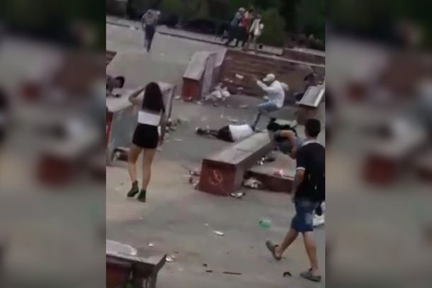 Berisso: una fiesta por la Navidad terminó en una batalla campal