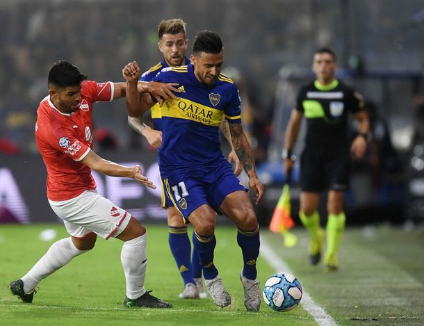 Boca empató con Independiente y no pudo acercarse al puntero River